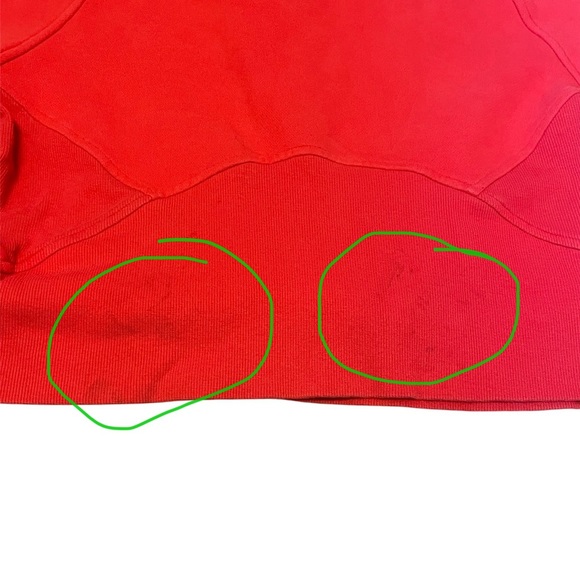 lululemon athletica Red Cropped Sweatshirt - Picture 6 of 8